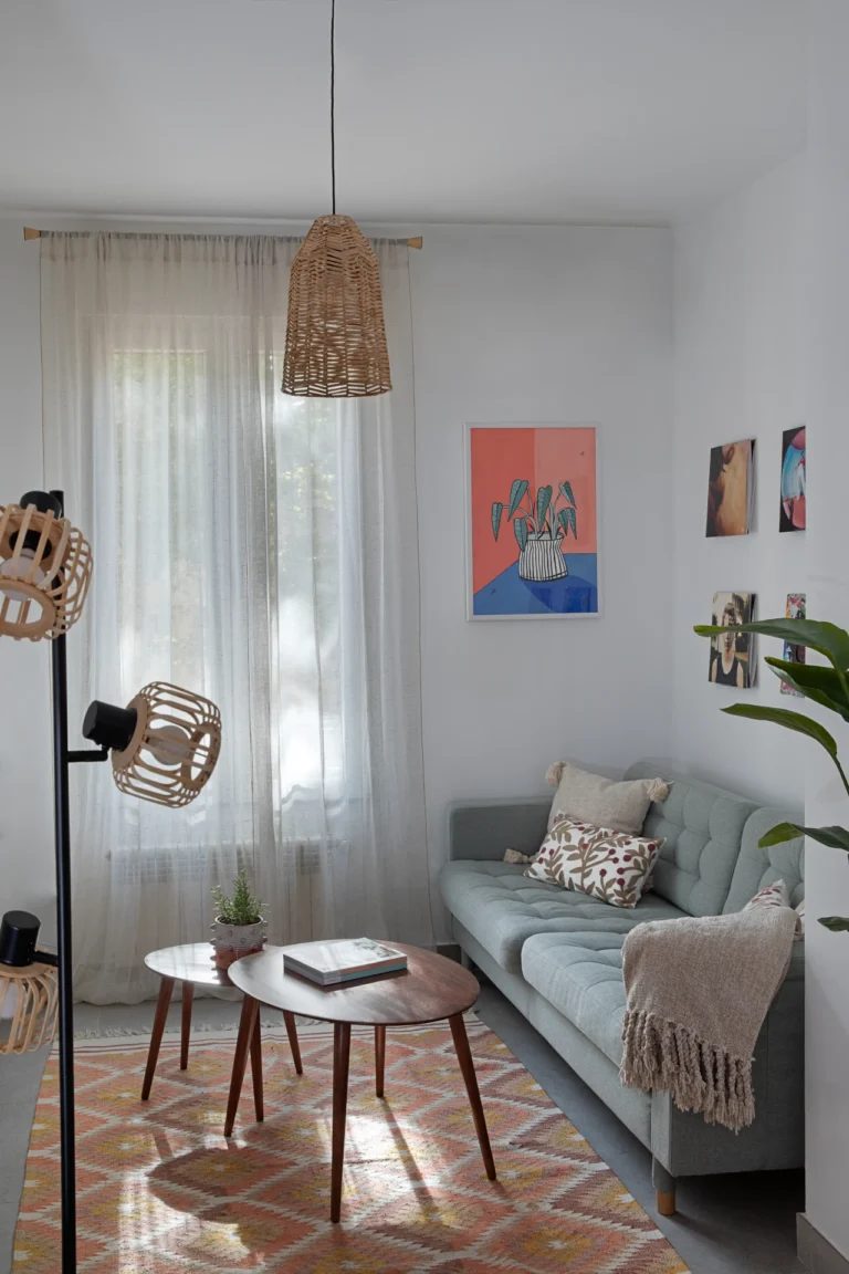 Beata, salón - Trabajo realizado por Studio Vanesa Casas