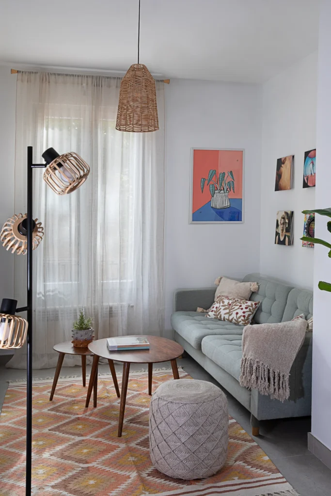 Beata, salón - Trabajo realizado por Studio Vanesa Casas